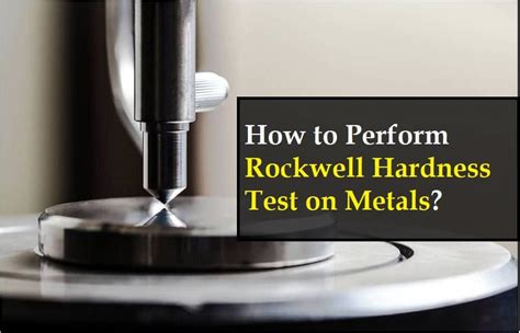 rockwell hardness testing instructions